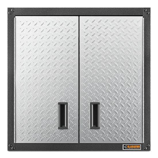 Gladiator® Ready To Assemble Full-Door Wall Gearbox-Silver Tread