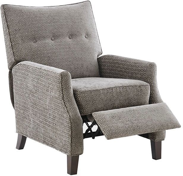 Olliix by Madison Park Mushroom Marissa Push Back Recliner-1