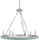 Currey & Company Tidewater Seaglass/Silver Granello Chandelier-0