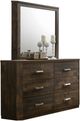Titus Furniture Olivia Walnut Dresser/Mirror-0