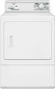 Speed Queen® Commercial 7.0 Cu. Ft. White Non-Vended Front Load Electric Dryer-0