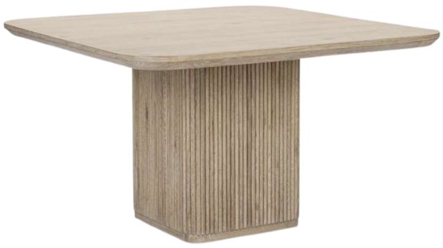 Classic Home Vander Cream Washed Square Dining Table-0
