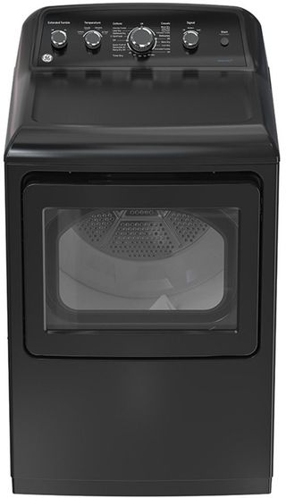 GE® 7.2 Cu. Ft. Diamond Grey Electric Dryer with SaniFresh Cycle