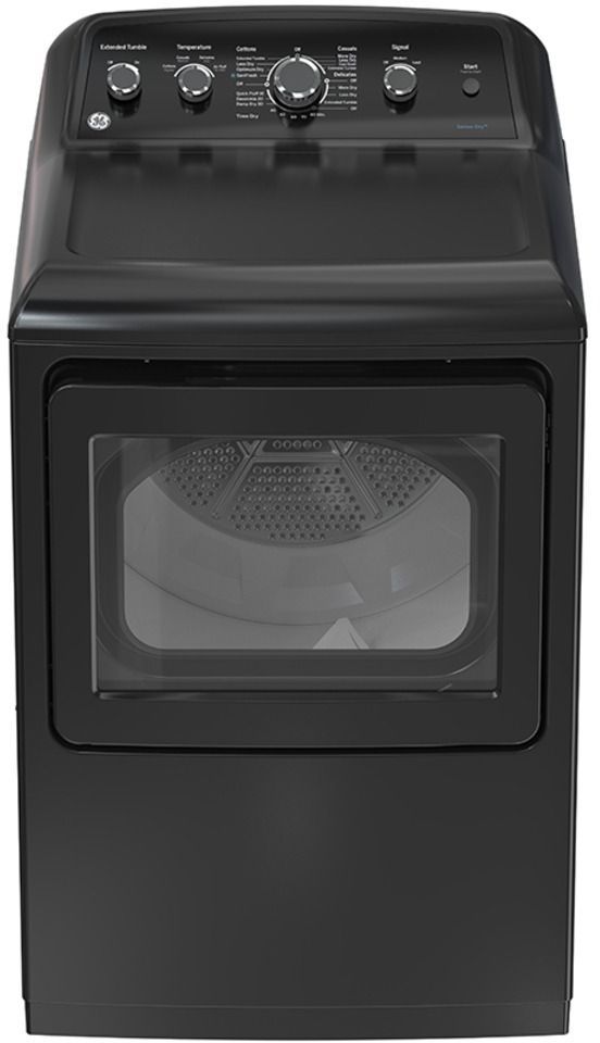 GE® 7.2 Cu. Ft. Diamond Grey Electric Dryer with SaniFresh Cycle-0