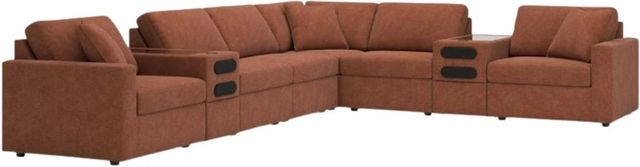 Signature Design by Ashley® Modmax 8-Piece Spice L-Shape Sectional with Audio Console-0