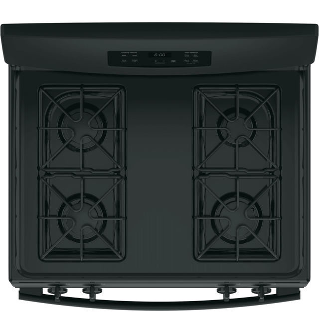 GE® 30" Black Freestanding Gas Range-1