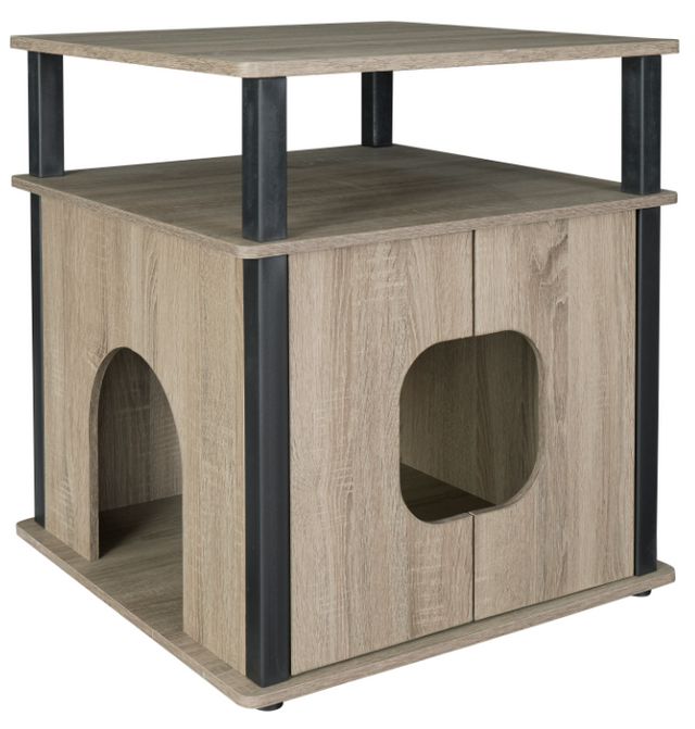Progressive® Furniture Itsy Dark Taupe Pet Bedside Table