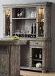 ECI Furniture Licensed Grey Back Bar and Hutch-0