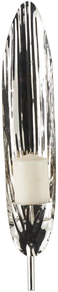 Deco Marche Silver Leaf Slim Wall Sconce-2