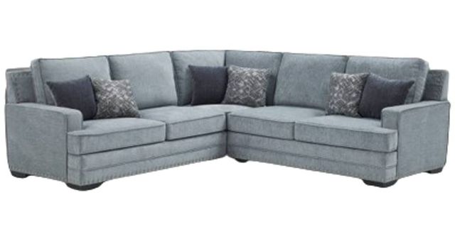 Milton Greens Stars 2-Piece Light Gray L-Shape Sectional-0
