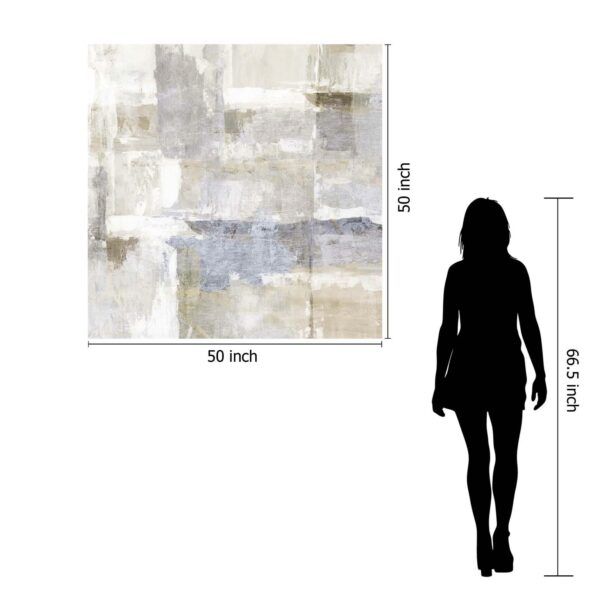 Classy Art Style 24 Floating Tempered Glass with Foil Wall Art-3
