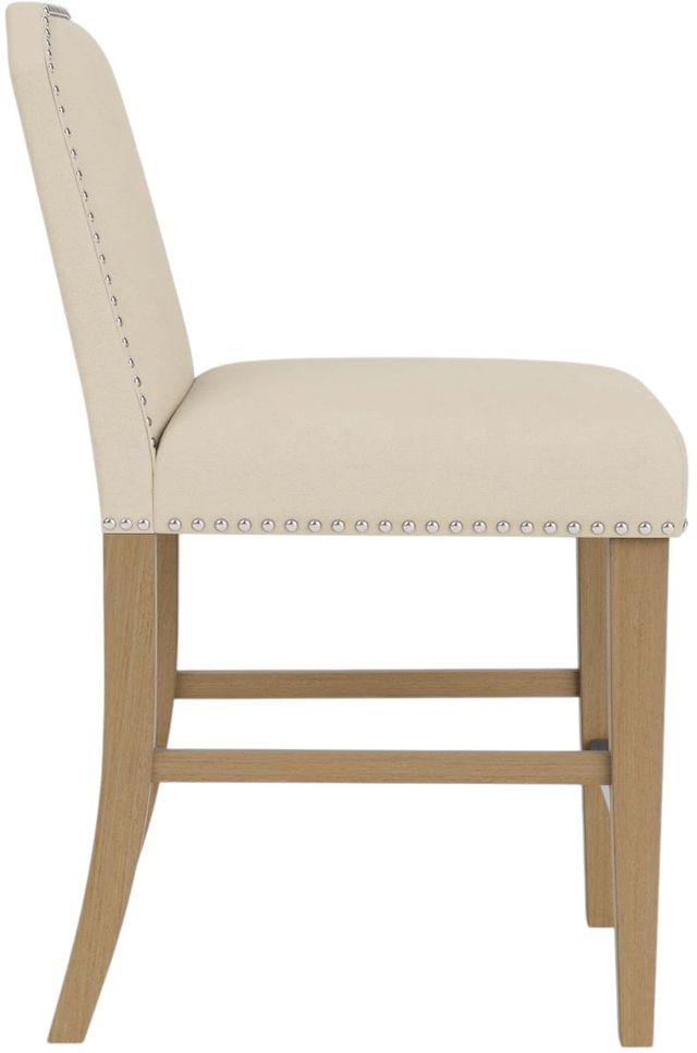 Riverside Furniture Mix-N-Match 2-Piece Ivory Clipped Top Upholstered Dining Counter Stool Set-3