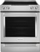 KitchenAid® 30" Stainless Steel Slide-In Electric Range-0