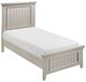 Homelegance® Donahue White Twin Panel Bed-1