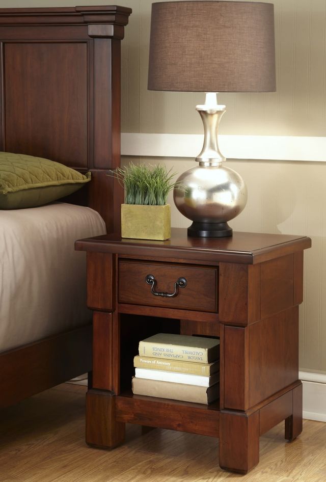 homestyles® Aspen Brown Nightstand-1