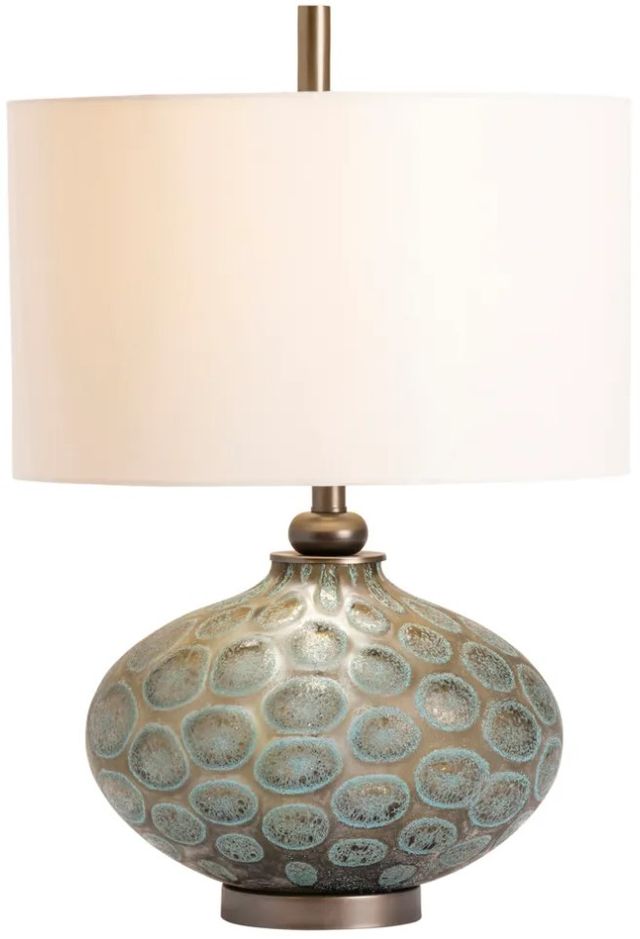 Crestview Collection Simons Blue Table Lamp with Night Light-1
