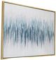A & B Home Blue/Gray/Silver Fissure Oil Painting Wall Art-0