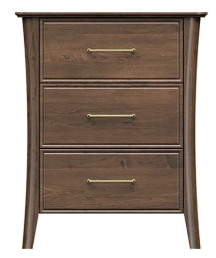 Country View Woodworking Brown Maple 28" Bedside Chest-0
