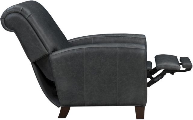 BarcaLounger® Harrington Clifton Gray Leather Manual Recliner-1