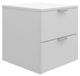 HH2 Home Delmar Matte White Nightstand-0