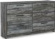 Signature Design by Ashley® Baystorm 2-Piece Gray King Panel Headboard Bed Set-2