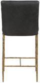 Uttermost® Ascend Aged Gold/Charcoal Gray Counter Stool-5