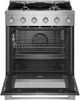 Bosch® 500 Series 30” Stainless Steel Freestanding Dual Fuel Range-1