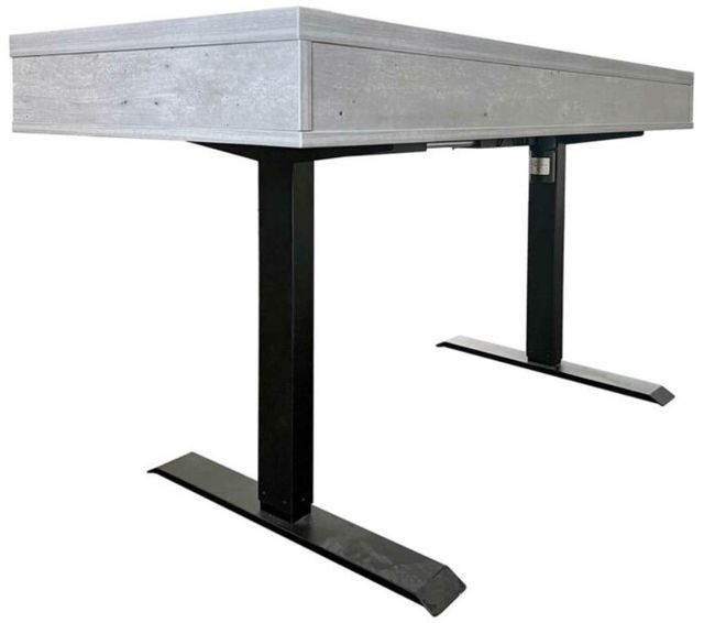Martin Furniture Mason Concrete Adjustable Height Standing Desk-2