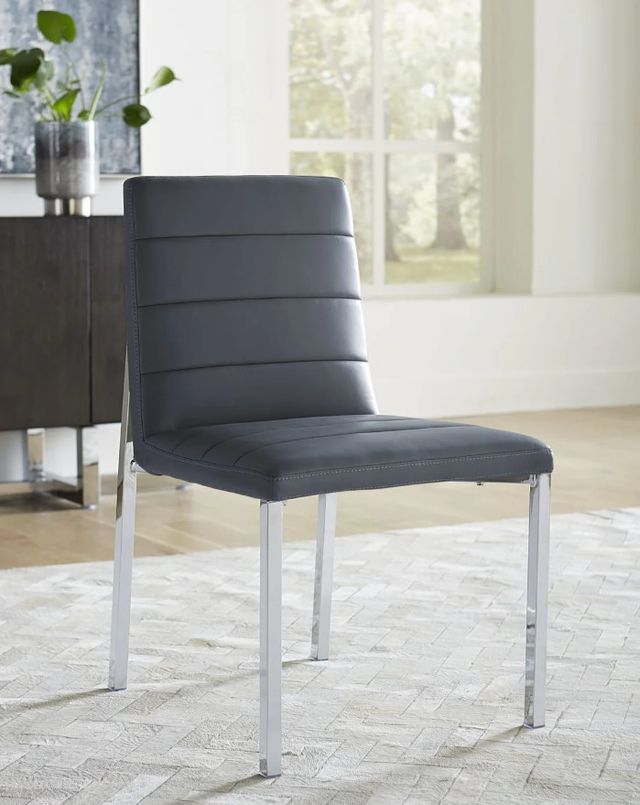 Modus Furniture Amalfi Cobalt Chair with Chrome Base-1
