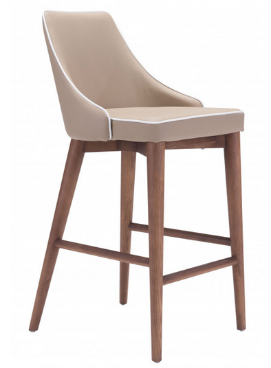 Zuo® Modern Moor Beige Counter Chair-0
