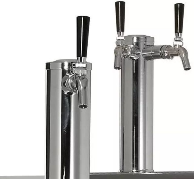 Perlick® C-Series 5.2 Cu. Ft. Brown/Stainless Steel Beer Cooler/Kegerator-1
