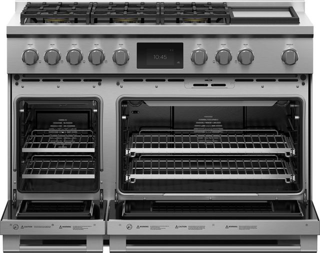 Fisher & Paykel Professional Series 9 48" Stainless Steel Pro Style Dual Fuel Range-1