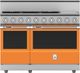 Hestan 48" Custom Color 5-Burner Duel Fuel Range with Griddle-4