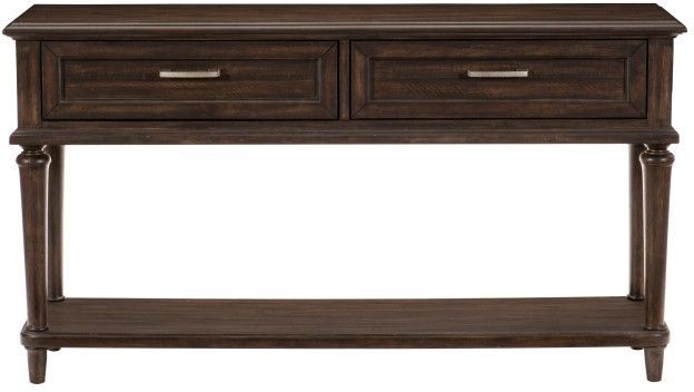 Homelegance® Cardano Driftwood Charcoal Sofa Table-2