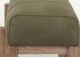 International Furniture Direct Balam Green/Stained White Accent Stool-3