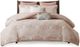 Olliix by INK+IVY Blush Full/Queen Ellipse Cotton Jacquard Duvet Cover Set-0