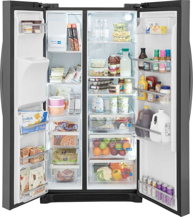 Frigidaire Gallery® 36 in. 22.2 Cu. Ft. Black Stainless Steel Counter Depth Side-by-Side Refrigerator-7