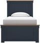 Signature Design by Ashley® Landocken Blue/Brown Youth Twin Panel Bed-2