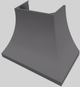 Vent-A-Hood® Designer Series 42" Gunsmoke Wall Mounted Range Hood-4