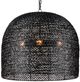 Currey & Company Piero Satin Black Medium Pendant Lighting-3
