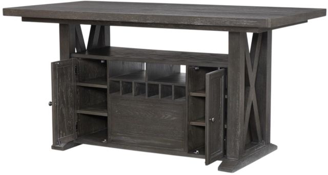 Legacy Classic Briarwood Sable Counter Height Dining Table with Storage-2
