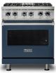 Viking® 5 Series 30" Slate Blue Pro Style Dual Fuel Range-0