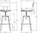 Amisco Customizable Architect Adjustable Stool-2