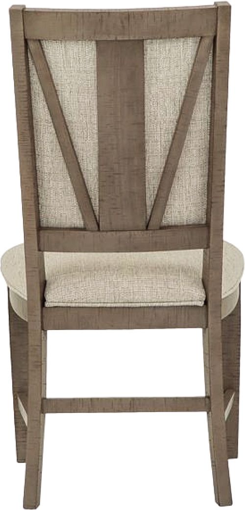 Magnussen Home® Paxton Place 2-Piece Baja Fog/Dovetail Grey Step Up Side Chair with Upholstered Seat and Back-3