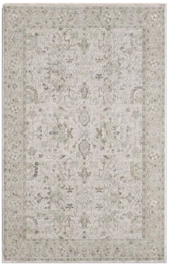 KAS Rugs Peyton Ivory Beige Delaney 5'x8' Area Rug-0