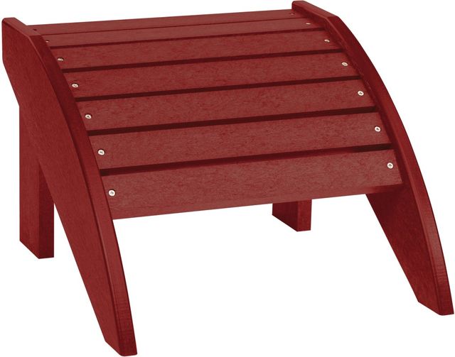 C R Plastic Burgundy Footstool-0