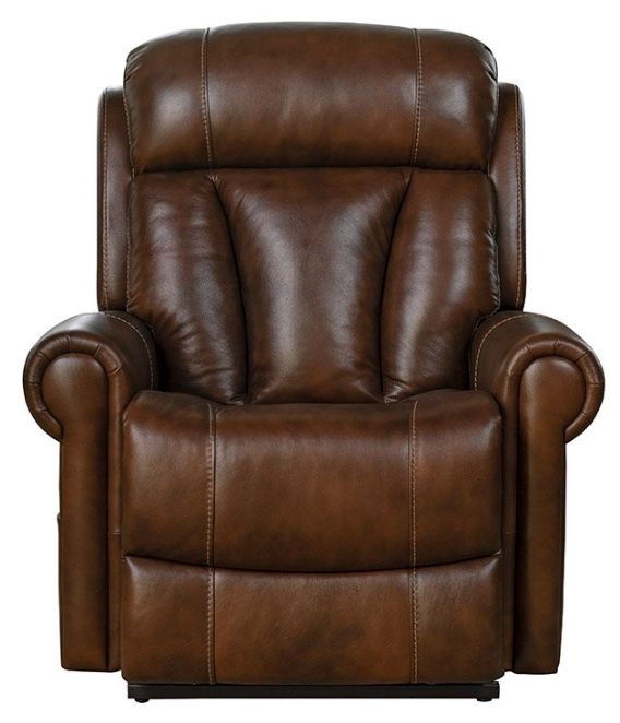 BarcaLounger® Lyndon Tonya Brown Leather Power Recliner-2