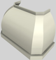 Vent-A-Hood® Designer Series 48" Biscuit Wall Mounted Range Hood-1