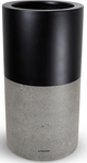 Le Present Lux Betona Black and Gray 28" Cylinder Planter-0