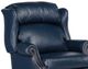 Bradington-Young Chippendale Navy Manual Recliner-1